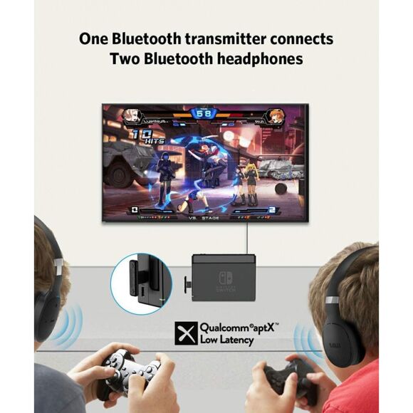 NIB FOUR x1Mii MiiLink Wireless Bluetooth Audio Transmitter PS5-Nintendo Switch - Picture 4 of 10